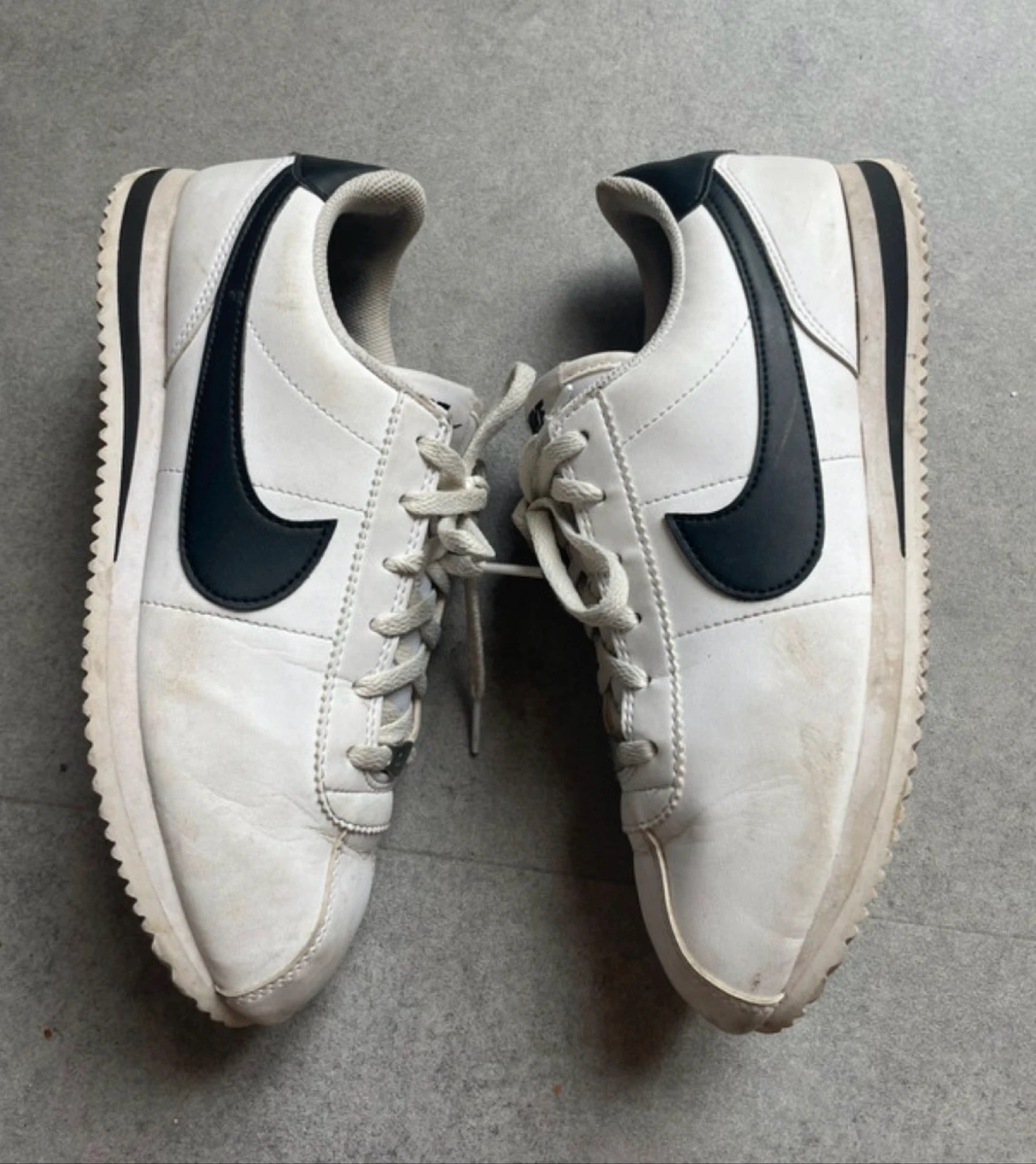 White Nike Cortez Lace-Up Sneaker – photo 5